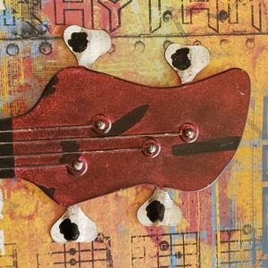Artsy Guitar / Bass Plaque